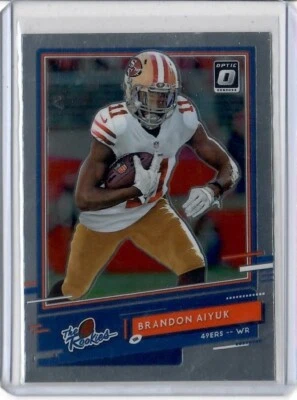2020 Panini Optic - The Rookies #TR-BA Brandon Aiyuk RC - Image 1 of 2
