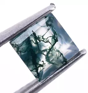 Musgo Natural Ágata Corte Facetado Redondo 5X5mm Piedras Preciosas Sueltas Regalo Aniversario 1Ct. - Imagen 1 de 9