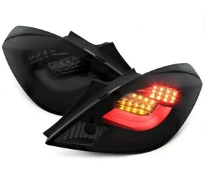 Schwarz Led Rückleuchten schwarz für Opel Corsa D 06-14 inkl Opc 3-Türer Sonar - Bild 1 von 5