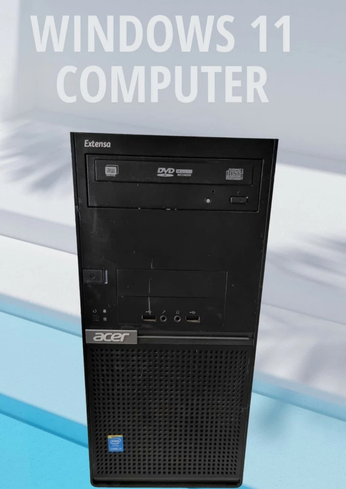 Windows 11 COMPUTER Acer M2610 i3 4th Gen 4GB 128gb SSD Microsoft office2021 - Image 1 of 4