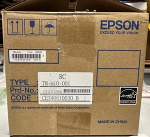 EPSON TM-M10 Compact 2" Receipt Printer, Auto-cutter, USB, White, c31ce74001 - Picture 1 of 7