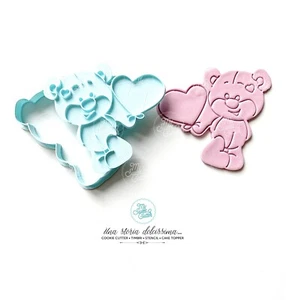 San Valentino Love Orsetto Con Palloncino Formine Per Biscotti Cookie Cutter - Picture 1 of 1