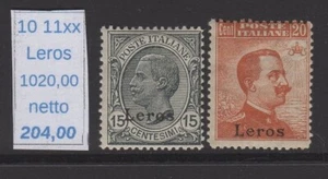 Leros MIchetti c 15 c 20 nuovi gomma integra mnh - Imagen 1 de 1