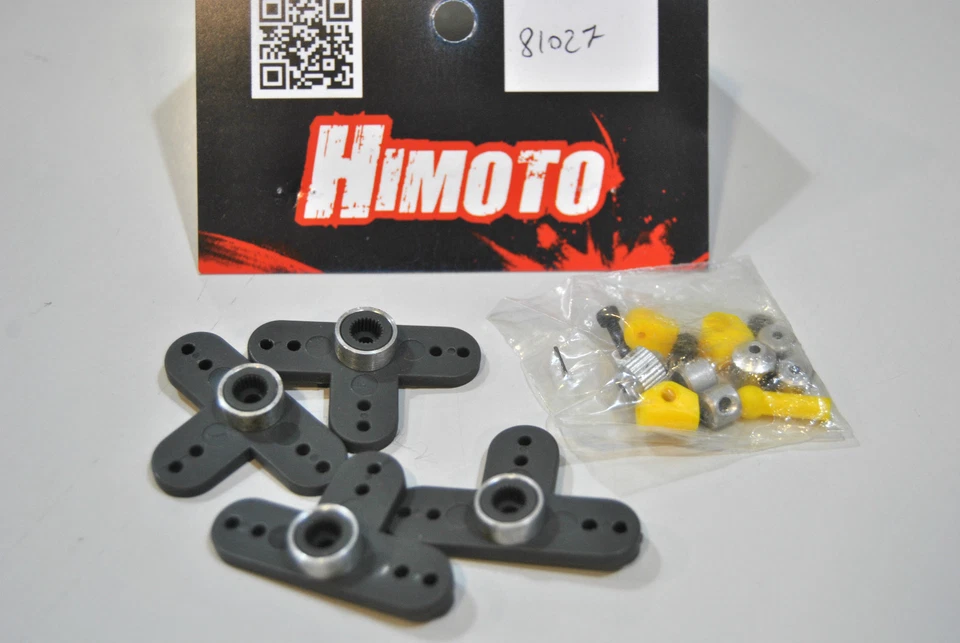 81027 -G Tiranteria e Squadrette Himoto 1/8/HIMOTO BRAKE & THROTTLE ASSEMBLY 1/8 - Immagine 1 di 1