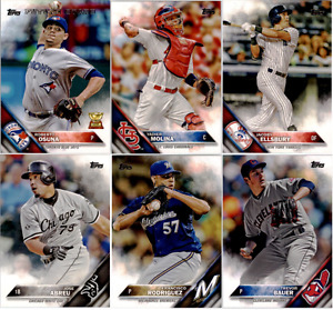 2016 Topps Series 1 Baseball - Base Set Cards - Pick From Card #'s 1-200