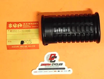 Новый из старых запасов подлинный Suzuki GT380 1972-73 RH резиновая подножка 43551-33000 БЫСТРАЯ ДОСТАВКА - Изображение 1 из 4