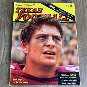 1972 Dave Campbell's Texas Football Magazine Cover Texas A&M Brad Dusek - Picture 1 of 9