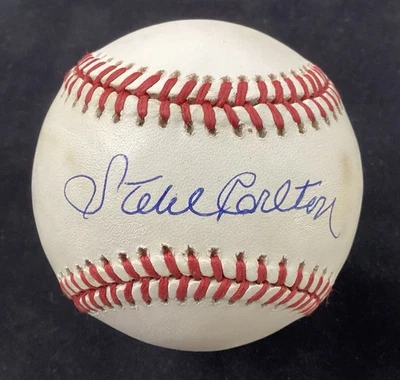 Steve Carlton Signed Baseball OMLB Philadelphia Phillies Autograph TPG #1 - Image 1 of 4