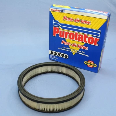 Filtro de aire del motor Purolator A30059 para Buick Skylark 1965-1976 2,375 x 9,875" Foto 1 de 4