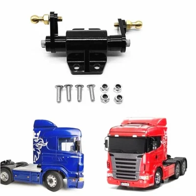 Aluminum Steering Gear Bearing Assembly Mount For Tamiya 1/14 RC Truck Car NEW - Image 1 of 4