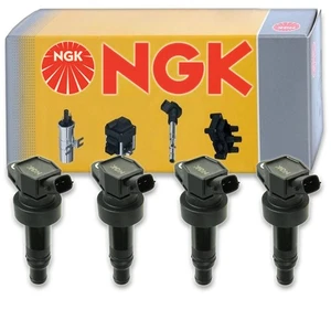 4 pc NGK Ignition Coils for 2012-2017 Hyundai Veloster 1.6L L4 Spark Plug he - Picture 1 of 5