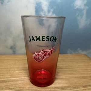 Jameson Red Wings Pint Glas 16 Unzen Red Ombre With Proud Partner Werbetasse - Bild 1 von 5