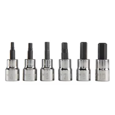 Craftsman Sockets, 6-pc Metric Hex Bit Socket, Metric 3/8" Drive CMMT34448 - Image 1 of 3