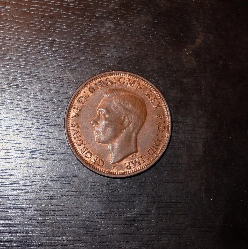 1942-I BOMBAY Mint AUSTRALIAN PENNY    Beautiful - Image 1 of 4