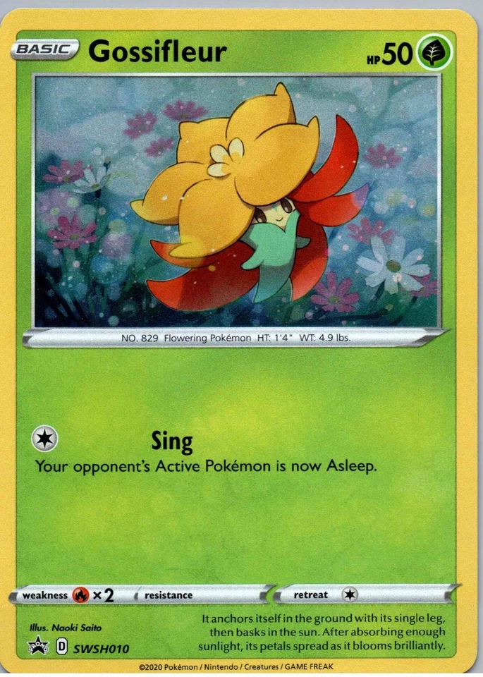 Gossifleur - - Promo - SWSH: Sword & Shield Promo Cards - SWSH010 - NM - Holo - Image 1 of 2