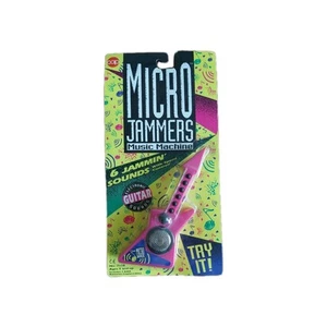 Vintage 1993 Cap Toys Micro Jammer Guitar Toy Tested Works 90s New In Box - Picture 1 of 5