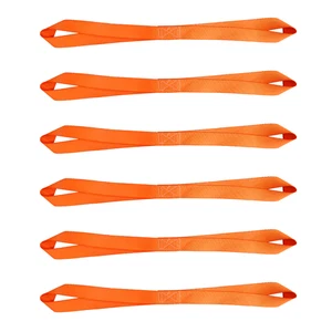 Paquete de 6 correas de amarre de bucle suave de 1" x 18" motocicleta moto todoterreno ATV UTV 800 lb WLL - Imagen 1 de 7