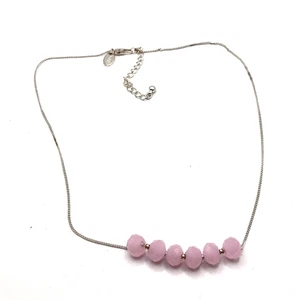 Next Rosa Glasperlenkette Silberfarben Metall 50 cm Modeschmuck - Bild 1 von 11