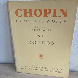 CHOPIN COMPLETE WORKS XII RONDOS - Foto 1 di 3