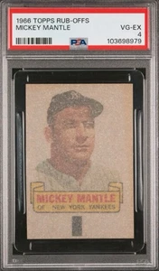 1966 Topps Rub-Offs Mickey Mantle PSA 4 - Bild 1 von 2