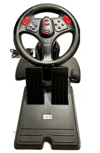 Playstation PS1 PS2 V3 Interact Racing Volante Coche Gas Y Pedales De Freno - Imagen 1 de 4
