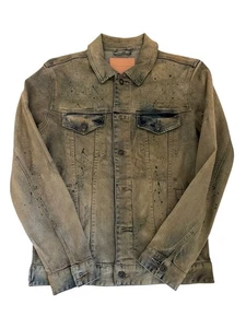 Men Jeans Jacket Smoke Rise Size Médium - Picture 1 of 5