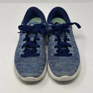 Nike Lumarepic Flyknit Mujer Zapatos Tenis Talla 8 Azul Negro 843765–501 Lunarlon - Imagen 1 de 7
