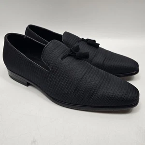 Zapatos de Esmoquin Stacy Adams Sin Cordones Tazewell Puntera Lisa Borla Negro 25343-001 - Imagen 1 de 13