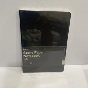 Karst Stone Paper Notebook Hard Cover Forest A5 144 Pages Blank - Picture 1 of 3