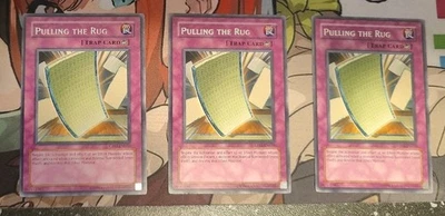 3 x Yu-Gi-Oh! PULLING THE RUG :  CP05-EN010 - RARE- NM - Image 1 of 2