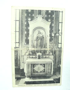 VECCHIA CARTOLINA DI TREVIGLIO COLLEGIO SALESIANO FRANCOBOLLO RSI REPUBBLICA SOC - Foto 1 di 3