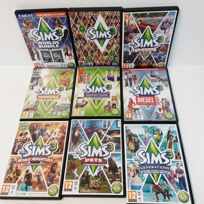 Sims 3 PC Mac Bundle inkl. Erweiterung & Stuff Packs - Bild 1 von 4