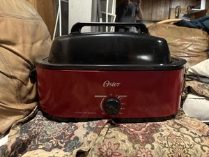 Oster 18 Quart Bräter Backofen rot CKSTRS18-RHD-V, getestet *HAT EINE DELLE* - Bild 1 von 6
