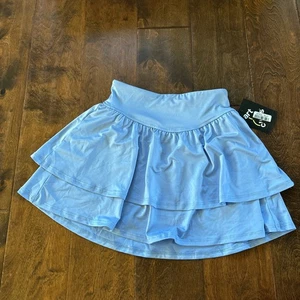 Art Class Girls Small 6/7 Activewear Skirt Purple Tennis Stretch Layered NEW - Picture 1 of 4