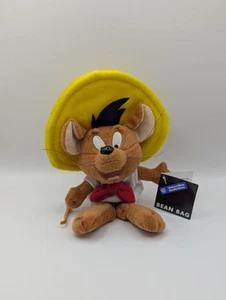 1998 Warner Bros Studio Store Looney Tunes 7" Bean Bag Plush - Speedy Gonzales - Picture 1 of 3