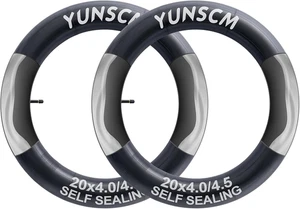 2 Stück 20x4 selbstdichtende Fatbike Schläuche 20 x 4,0/4,5 Av32 mm Super Automatik Reparatur - Bild 1 von 12