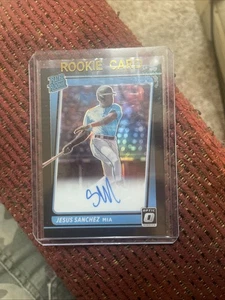 2021 Donruss Optic Monte Harrison Rated Rookie Black Auto Marlins  #RRS-MH 45/50 - Picture 1 of 2