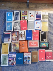 30 barajas de cartas de colección Destination Airlines conmemorativas TWA United Pan Am - Imagen 1 de 8