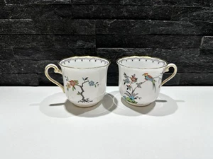2 x Vintage Tuscan China Bird Of Paradise Cups Teacups #2 - Picture 1 of 8