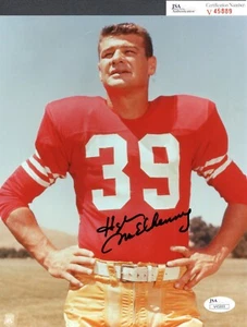 JSA Hugh McElhenny Autographed Signed AUTO 8x10 Photo 49ers TRB 310 - Picture 1 of 1