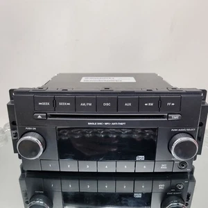 OEM 2007-14 Chrysler Dodge Jeep Radio AM/FM CD Player Aux Input P05091195AC - Picture 1 of 14