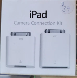 Genuine Apple iPad Camera Connection Kit A1358/A1362 (SD/USB to 30-Pin Adapters) - Picture 1 of 2