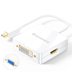 Adattatore da Mini DisplayPort a HDMI VGA DVI, convertitore Thunderbolt a VGA HD - Foto 1 di 6