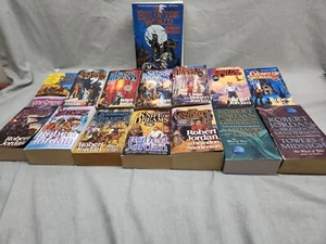 Robert Jordan Complete Wheel of Time PB Set of 15 Books With Two 1st Editions - Picture 1 of 20
