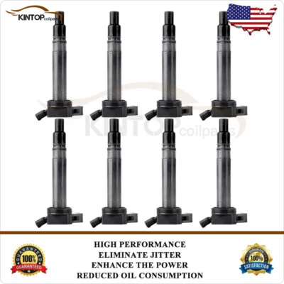 8 Ignition Coils Pack For Lexus LS600h LX570 Toyota Land Cruiser Sequoia 5.7L - Image 1 of 4