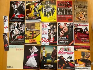 Quentin Tarantino Japan x14 Kill Bill DJANGO Reservoir Dogs SIN CITY Death Proof - Picture 1 of 11