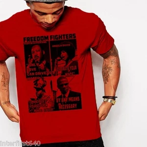 BLACK HISTORY T-SHIRT, MARTIN LUTHER KING, SELMA, MALCOLM X, ANGELA DAVIS GARVEY - Bild 1 von 1