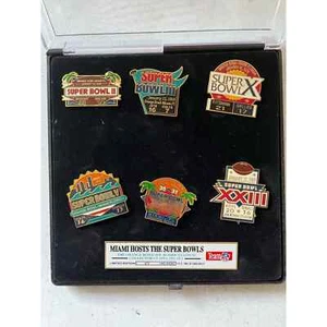 Miami Hosts Super Bowl Limited Edition Pin Set 99/10000 - Bild 1 von 4