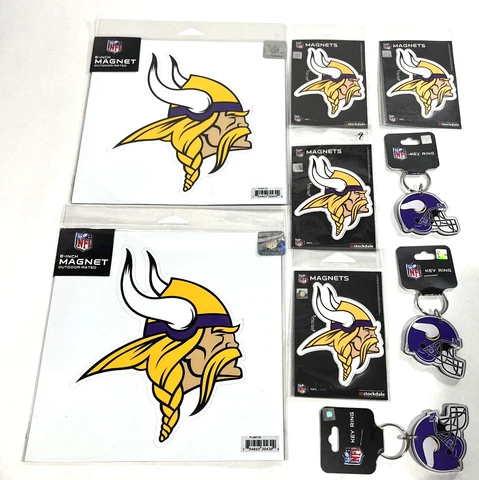 Minnesota Vikings Magnets & Key Rings Gift Set Cover