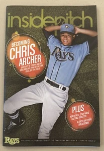 Tampa Bay Rays Inside Pitch Program ⚾️ Chris Archer ⚾️ Mayo/Junio 2014 - Imagen 1 de 3